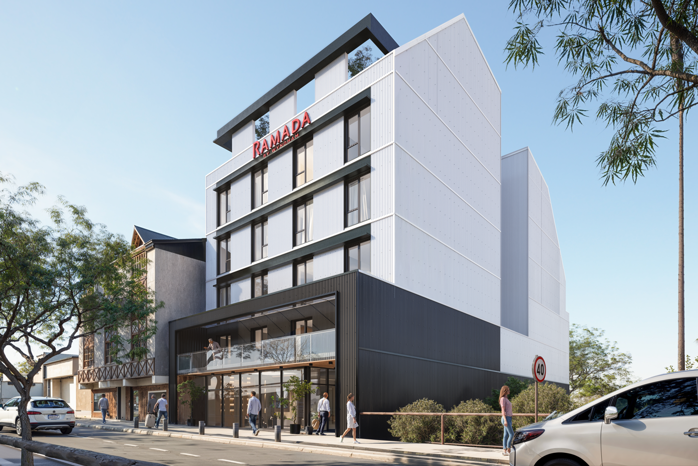 Render exterior ramada